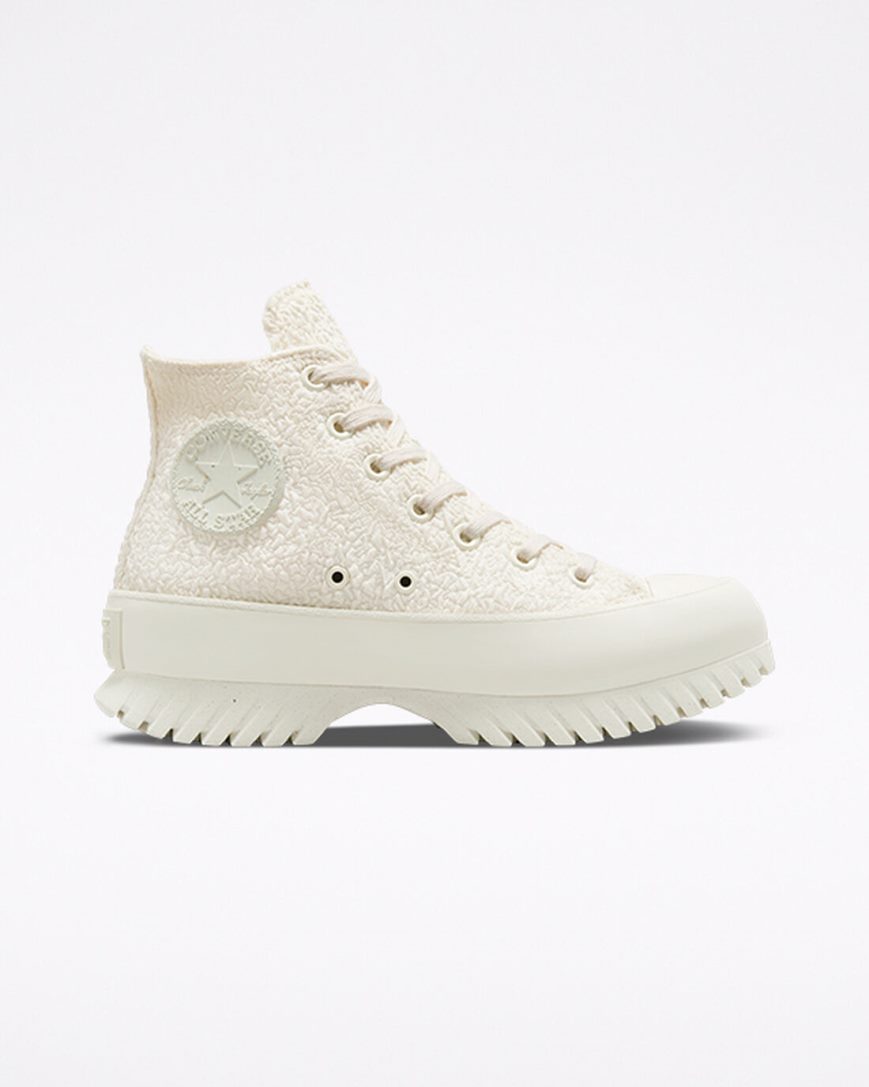 Tenisky Vysoke Converse Chuck Taylor All Star Lugged 2.0 Jacquard Panske Béžové Čierne | SK G11ZKL6